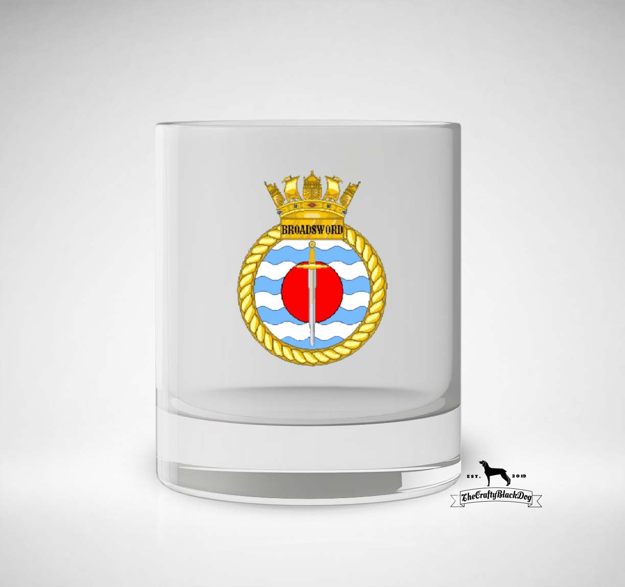 HMS Broadsword - Whiskey/Spirit Glass