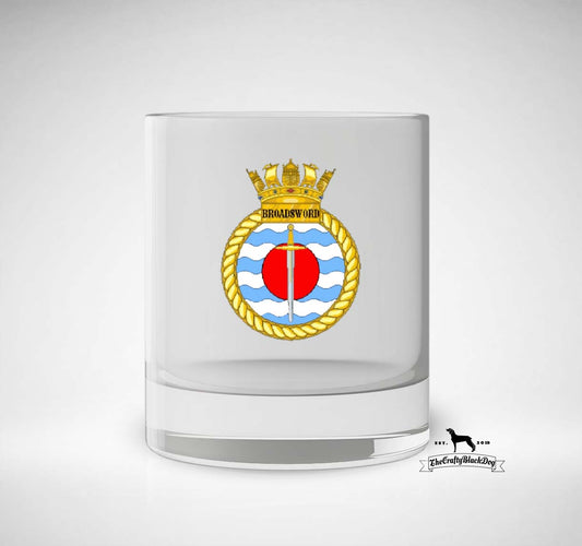 HMS Broadsword - Whiskey/Spirit Glass