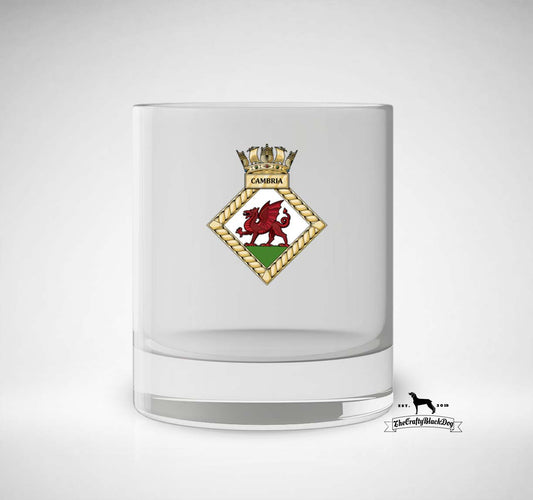 HMS Cambria - Whiskey/Spirit Glass