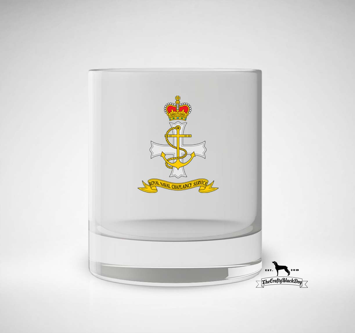 Royal Naval Chaplaincy Service - Whiskey/Spirit Glass