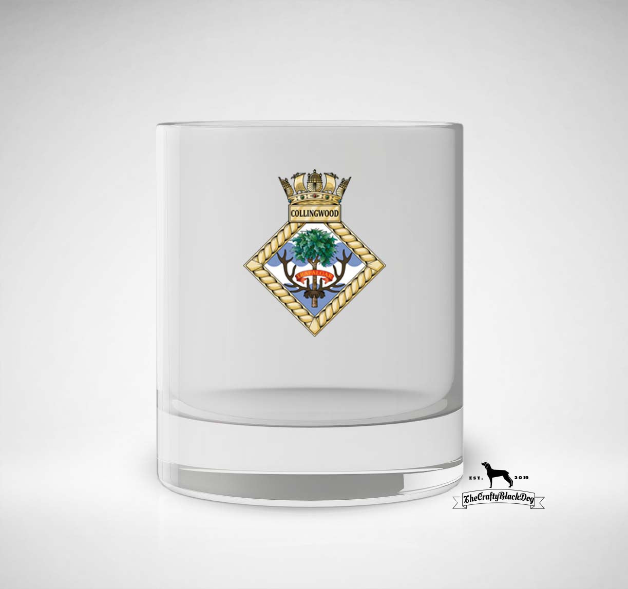 HMS Collingwood - Whiskey/Spirit Glass