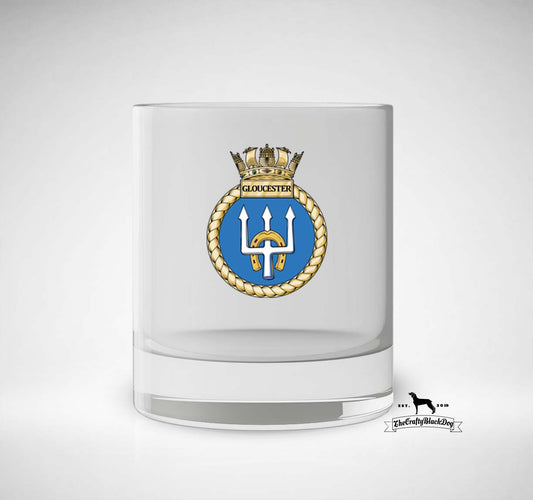 HMS Gloucester - Whiskey/Spirit Glass