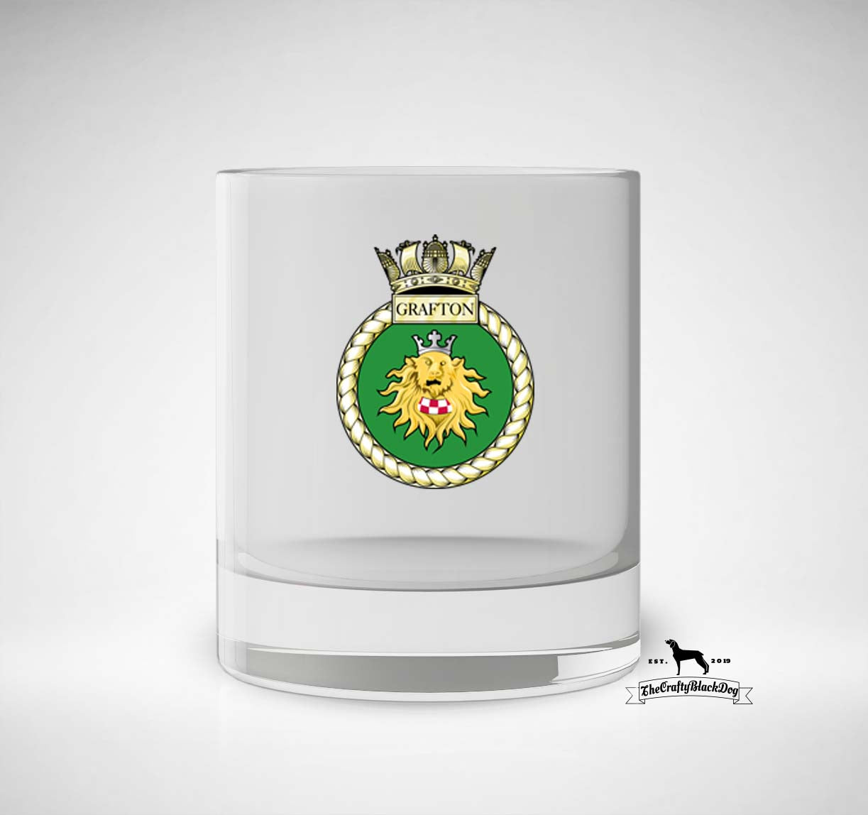 HMS Grafton - Whiskey/Spirit Glass