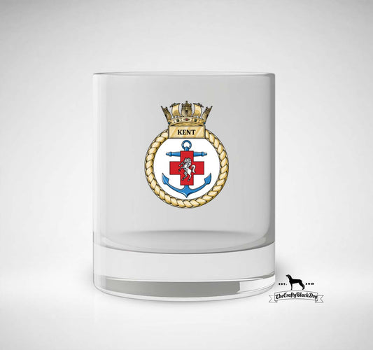 HMS Kent - Whiskey/Spirit Glass