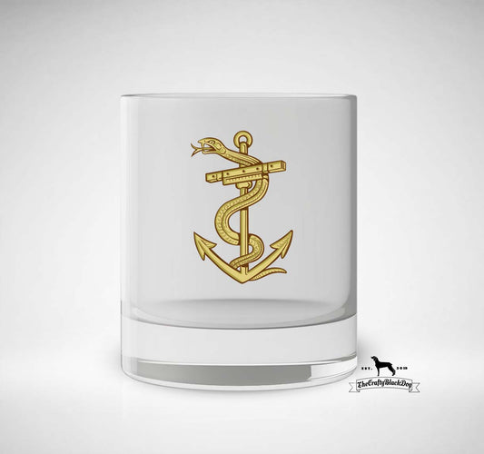 Royal Naval Medical Service - Whiskey/Spirit Glass