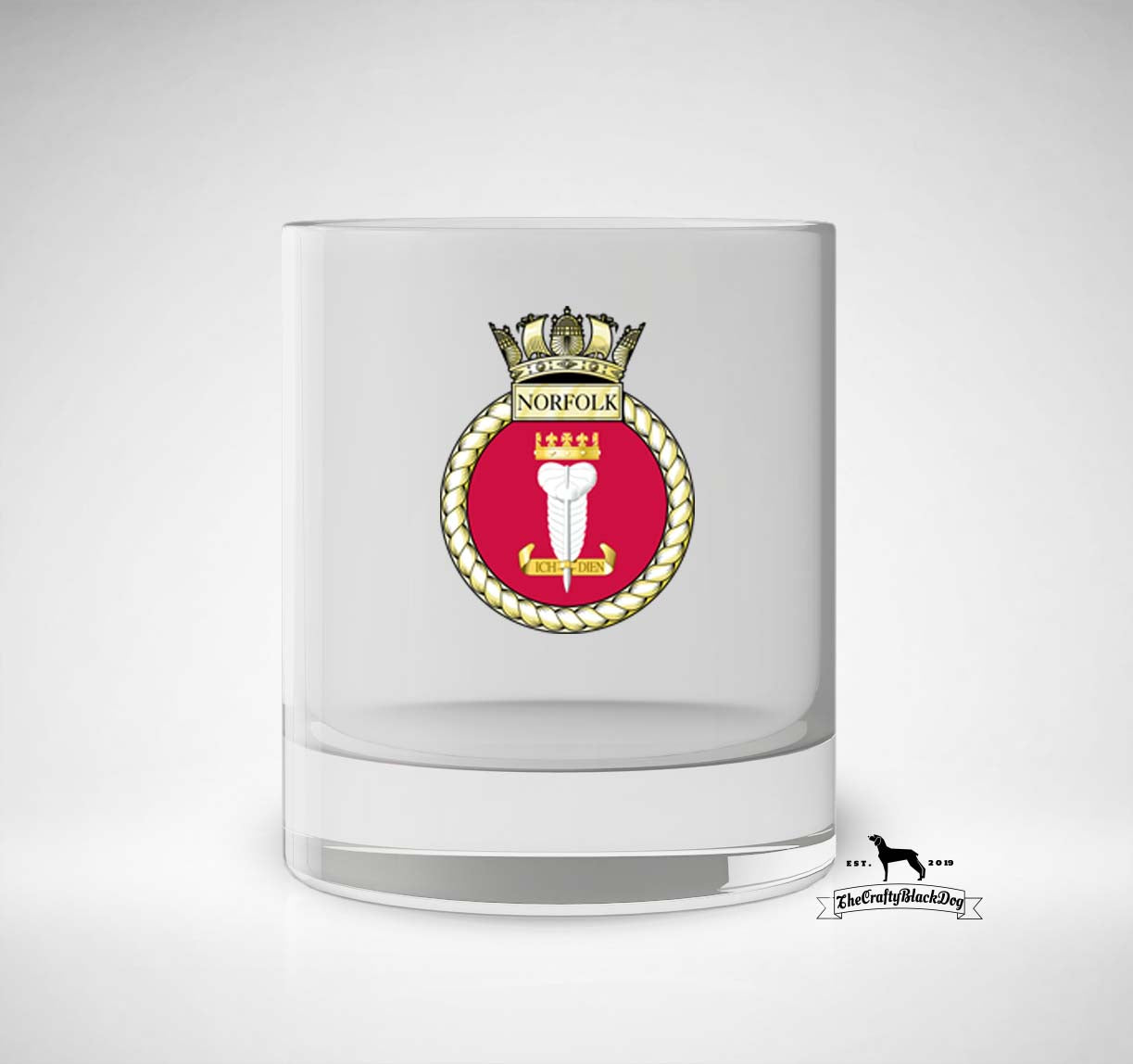 HMS Norfolk - Whiskey/Spirit Glass