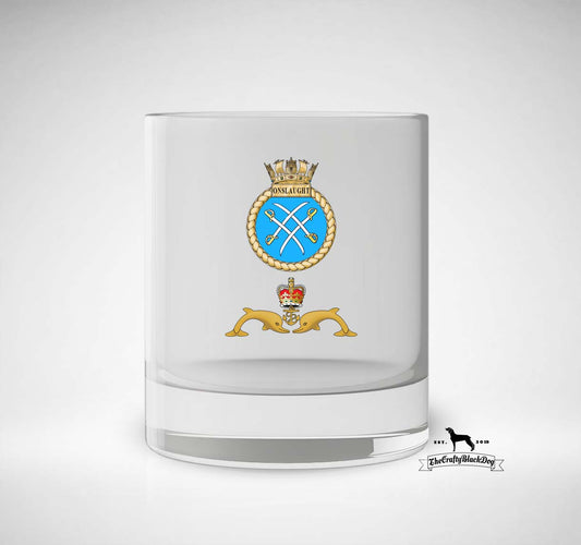 HMS Onslaught - Whiskey/Spirit Glass