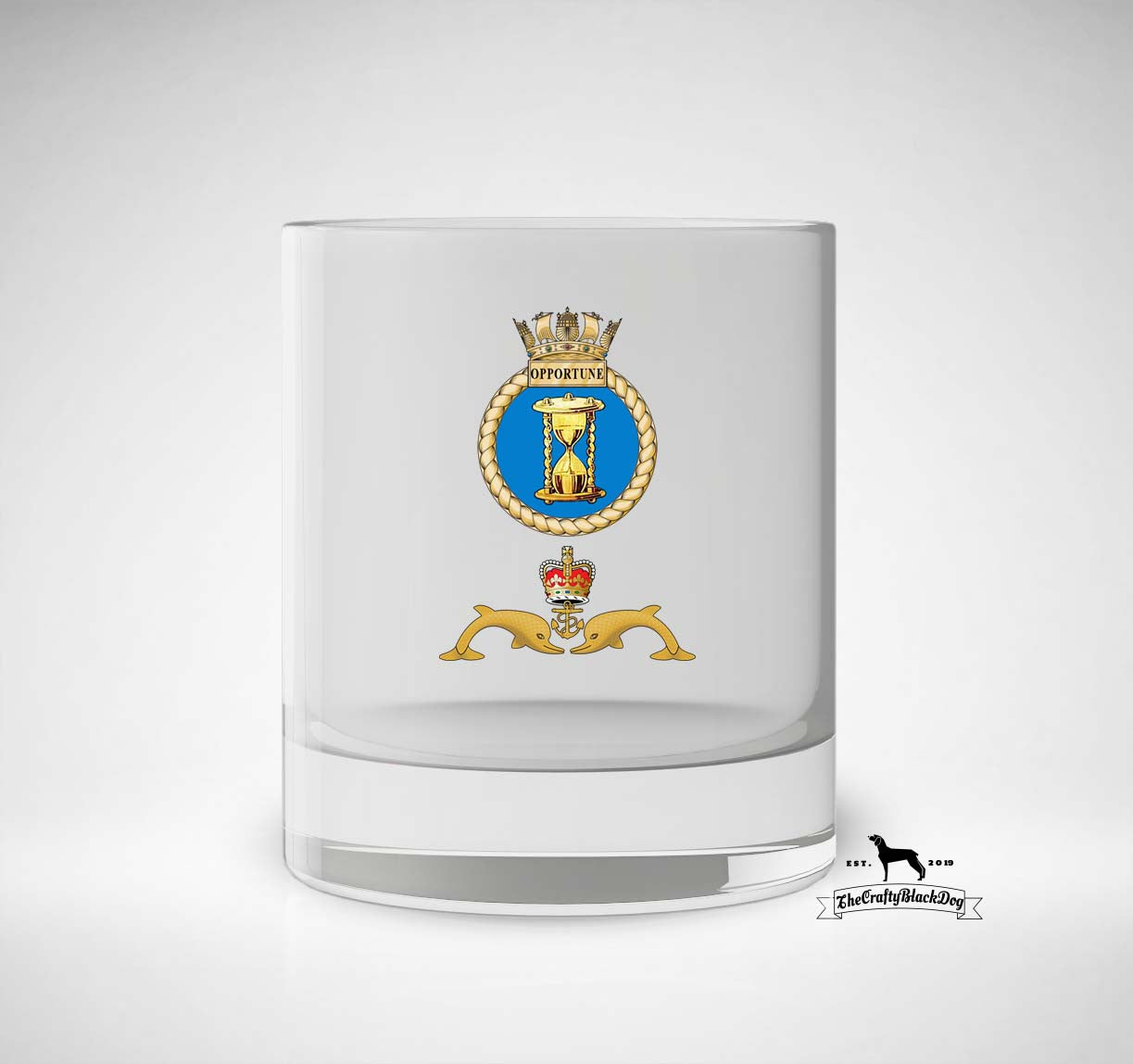 HMS Opportune - Whiskey/Spirit Glass