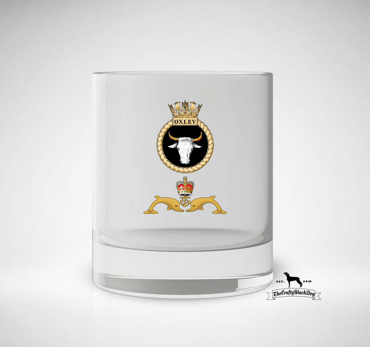 HMS Oxley - Whiskey/Spirit Glass