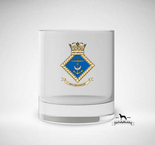 HMNB Portsmouth - Whiskey/Spirit Glass