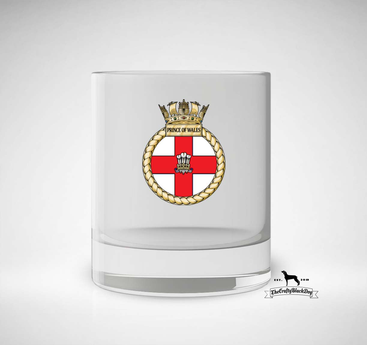HMS Prince of Wales - Whiskey/Spirit Glass