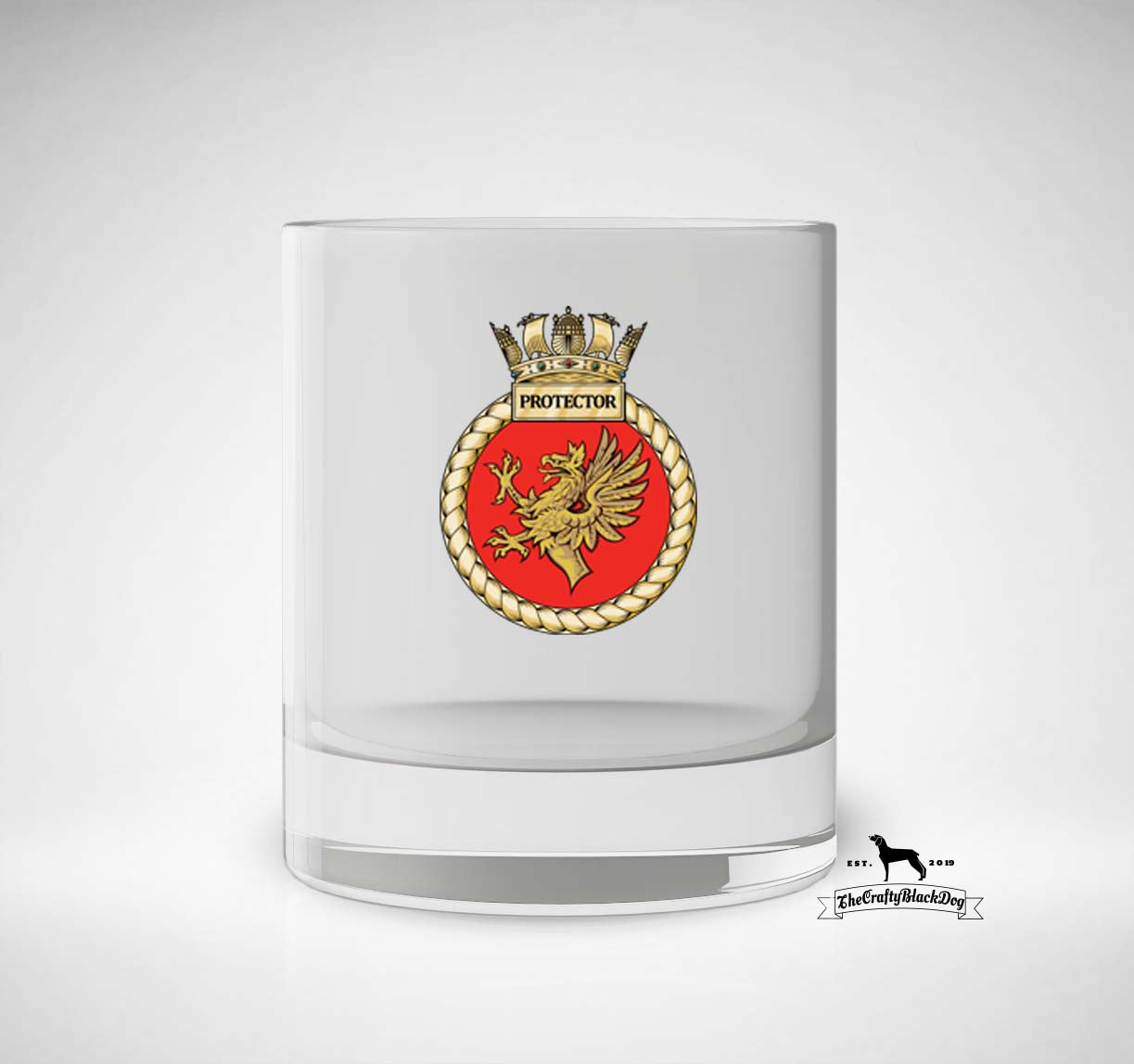 HMS Protector - Whiskey/Spirit Glass