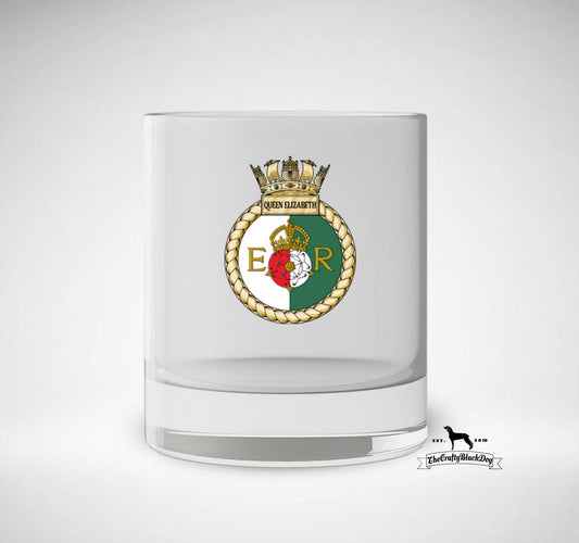 HMS Queen Elizabeth - Whiskey/Spirit Glass