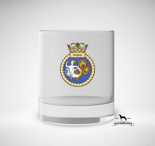 HMS Scylla - Whiskey/Spirit Glass