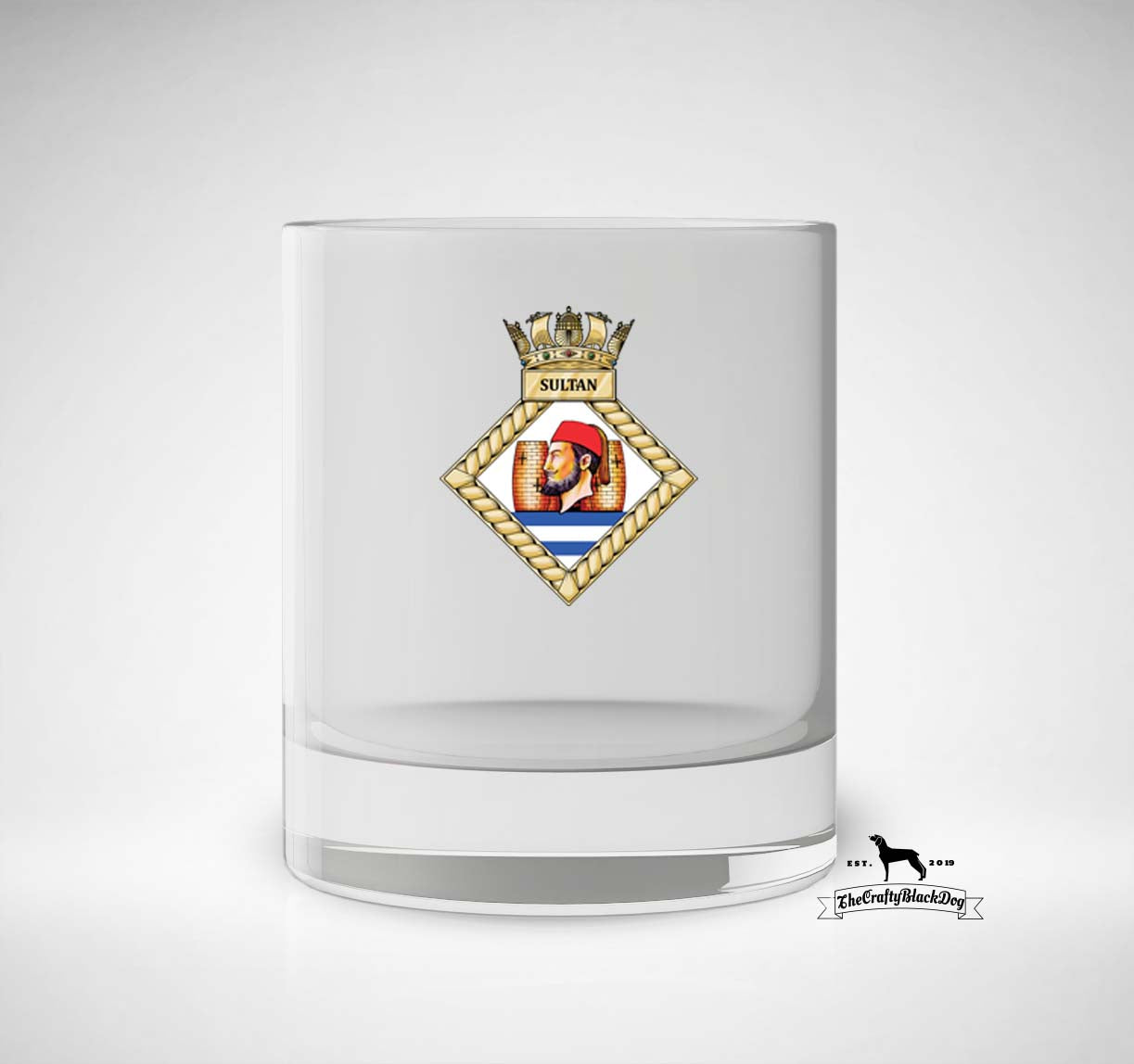 HMS Sultan - Whiskey/Spirit Glass