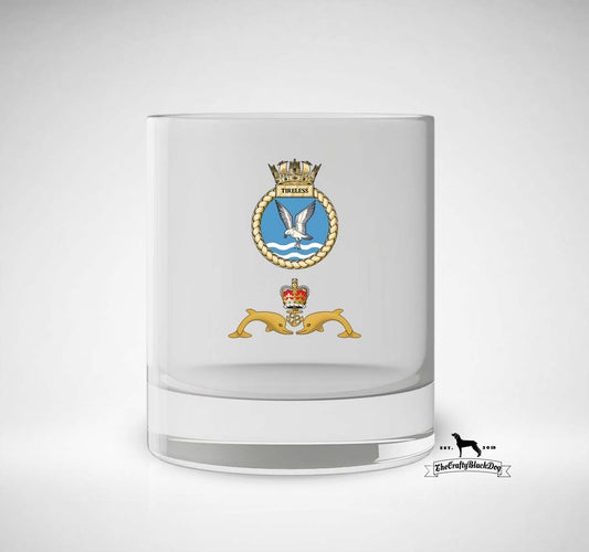 HMS Tireless - Whiskey/Spirit Glass