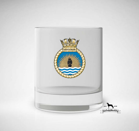HMS Venturer - Whiskey/Spirit Glass