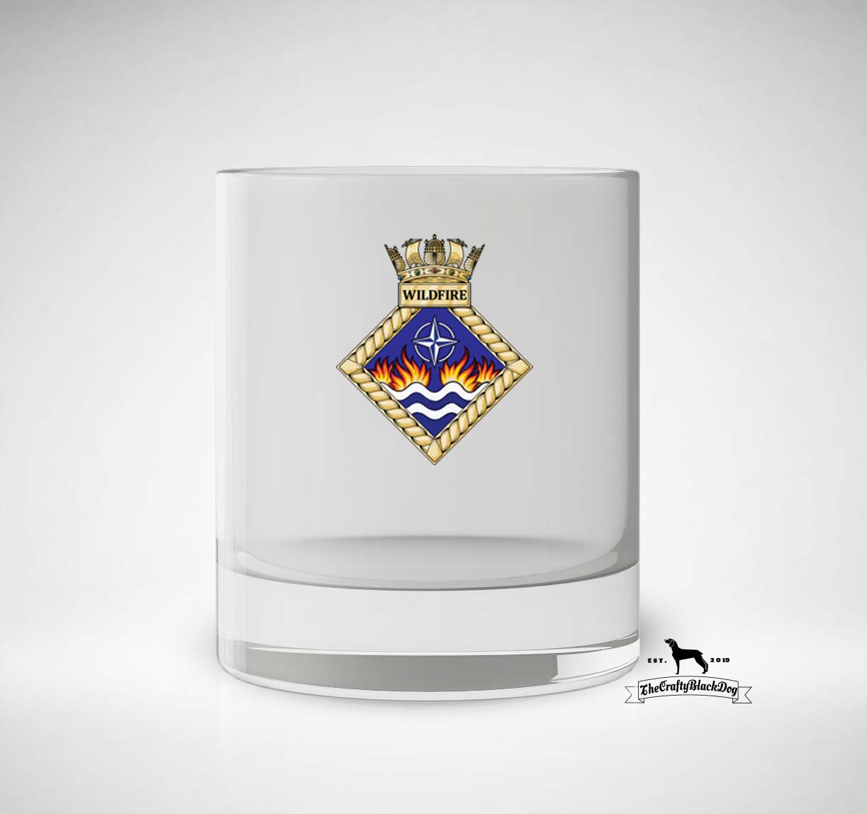 HMS Wildfire - Whiskey/Spirit Glass