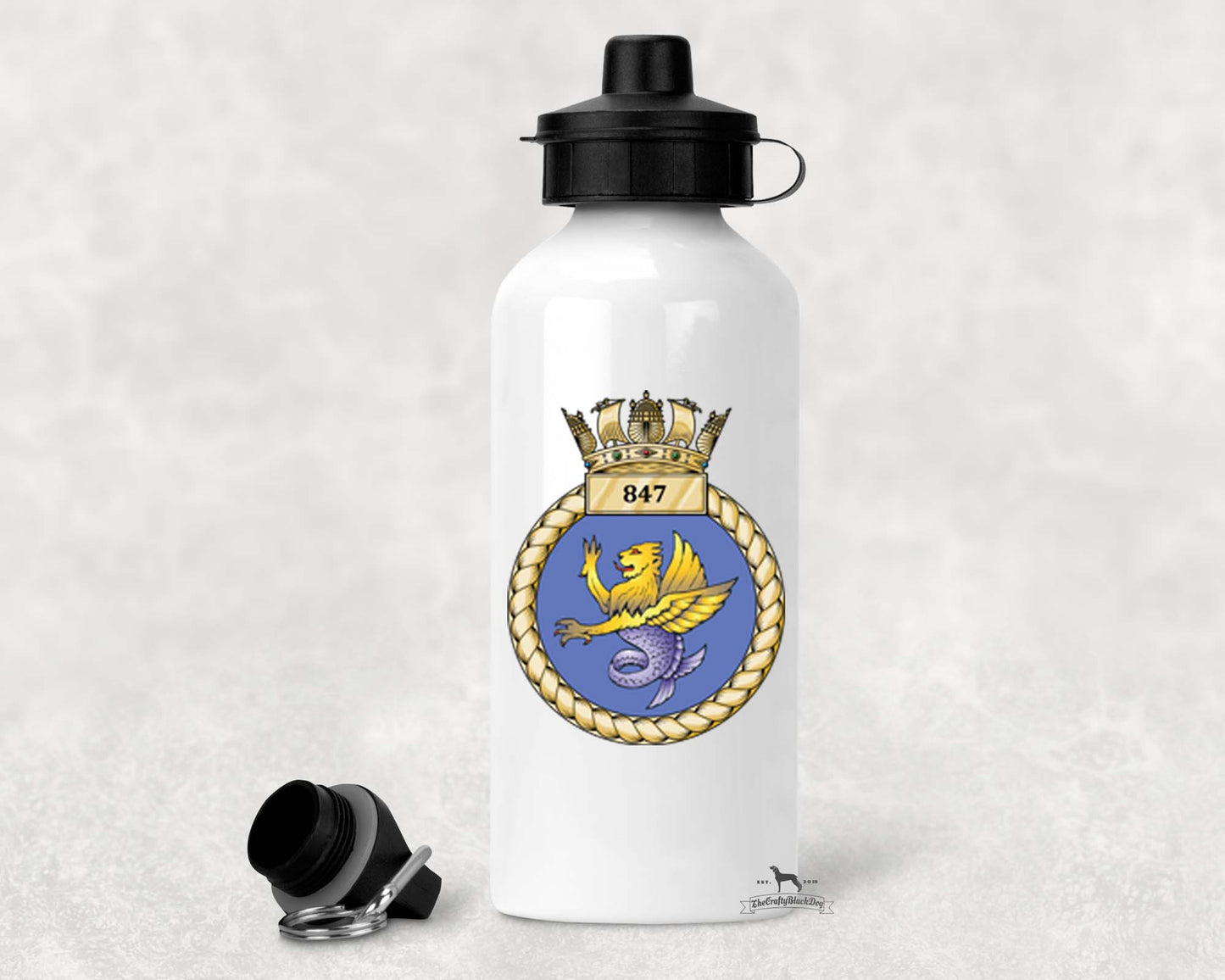 847 Naval Air Squadron - ALUMINIUM WATER BOTTLE