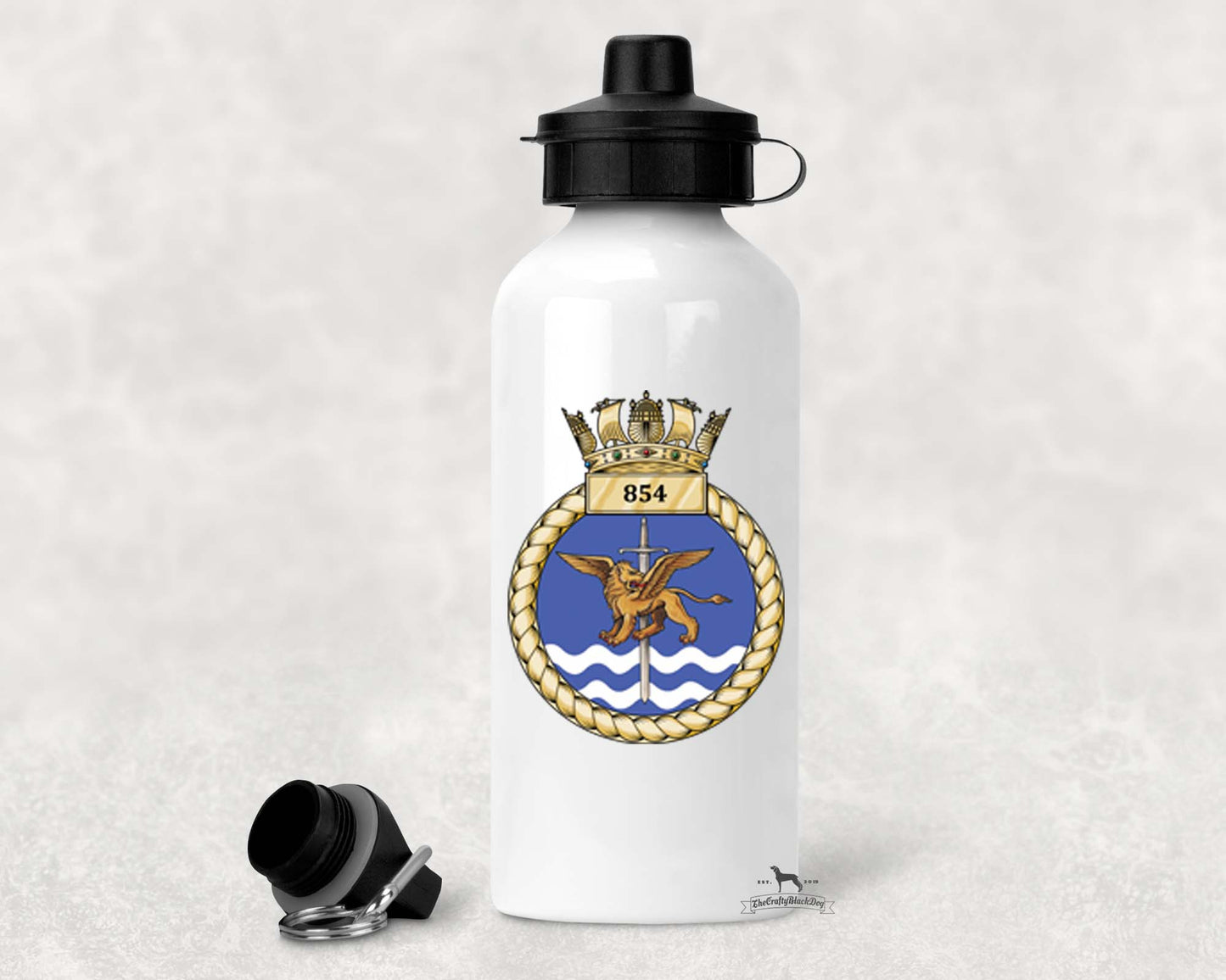 854 Naval Air Squadron - ALUMINIUM WATER BOTTLE