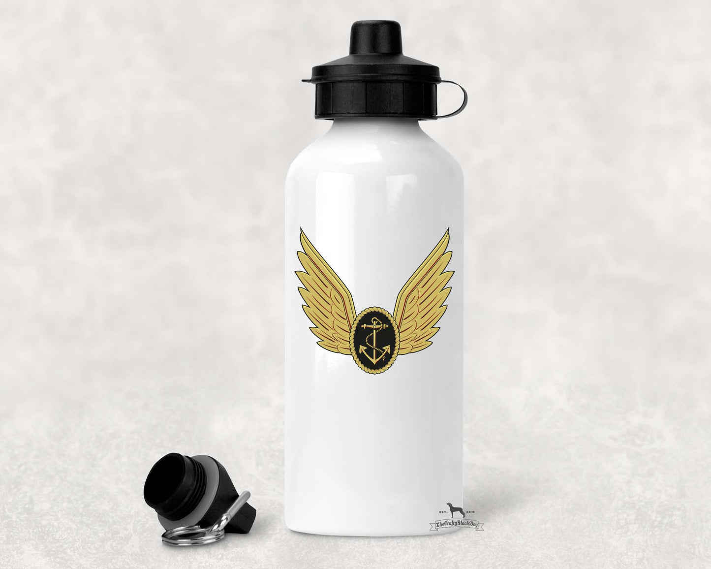 Royal Navy Aircrewman Wings - ALUMINIUM WATER BOTTLE