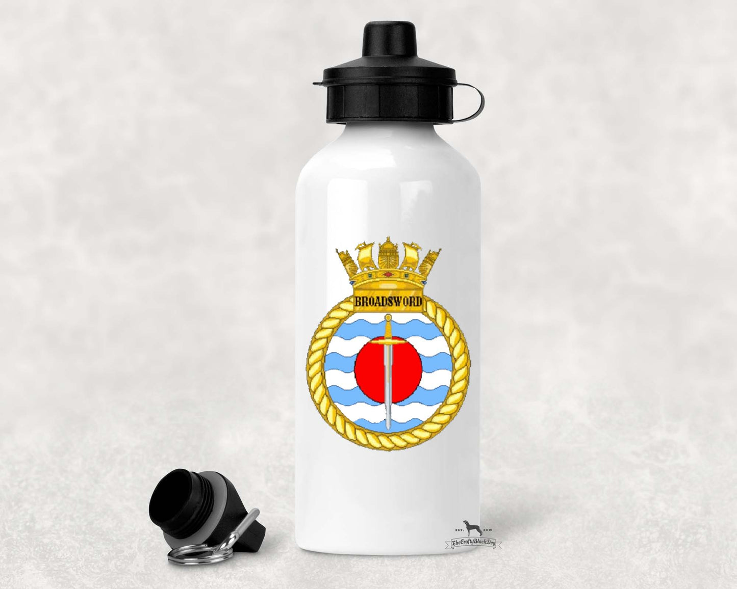 HMS Broadsword - ALUMINIUM WATER BOTTLE