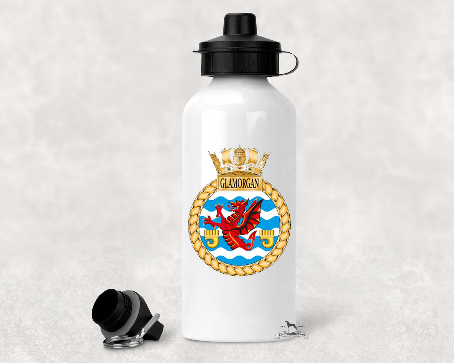 HMS Glamorgan - ALUMINIUM WATER BOTTLE