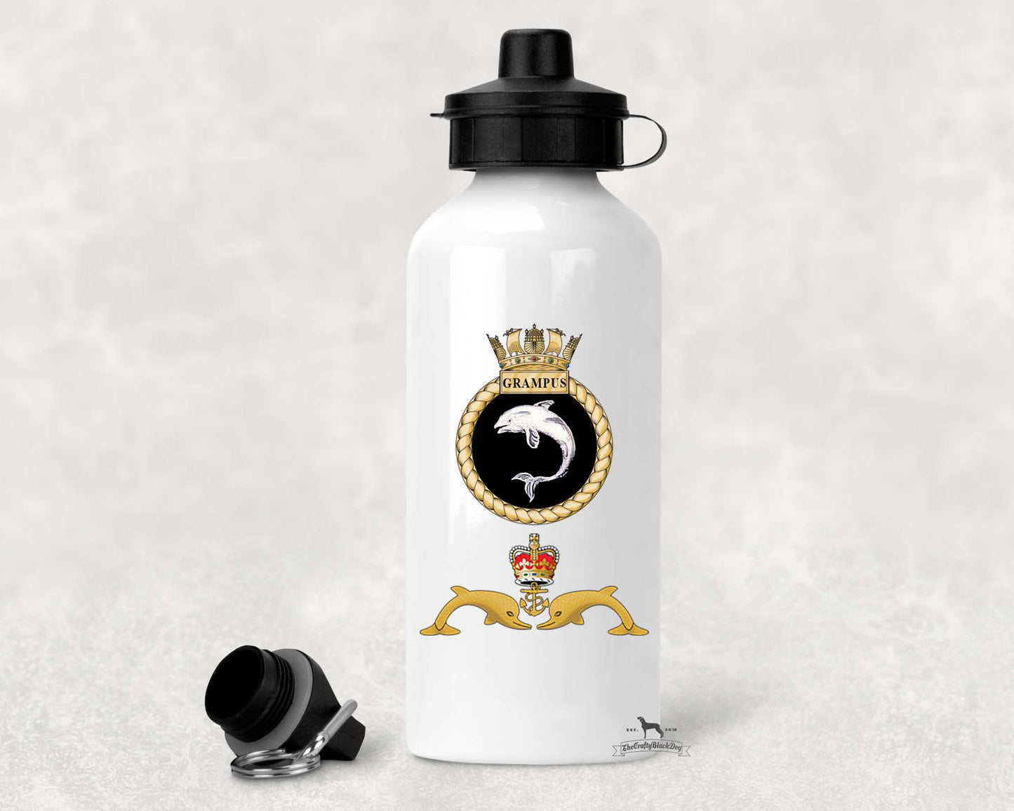 HMS Grampus - ALUMINIUM WATER BOTTLE