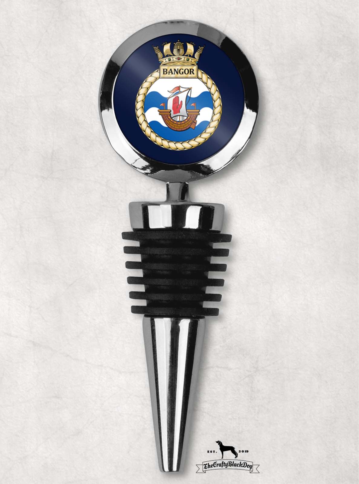 HMS Bangor - Wine Bottle Stopper