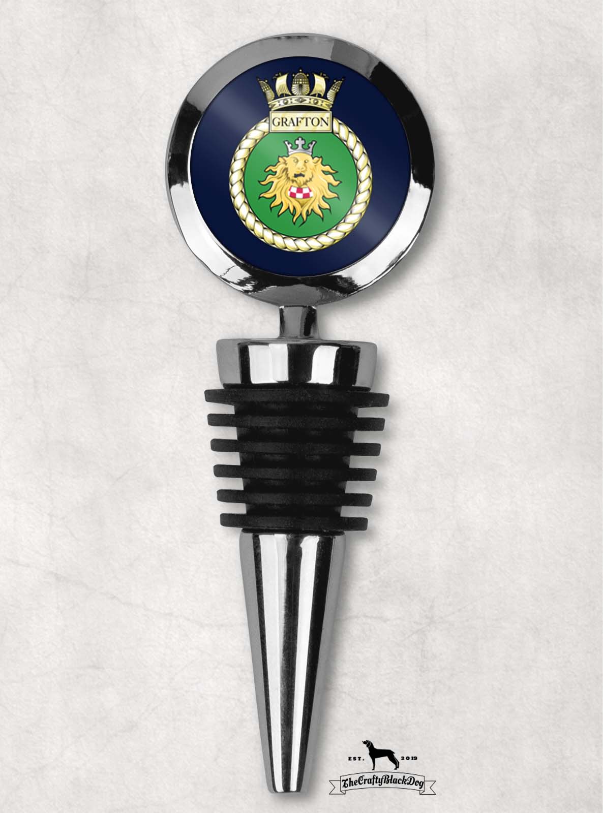 HMS Grafton - Wine Bottle Stopper