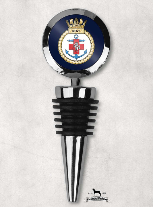 HMS Kent - Wine Bottle Stopper