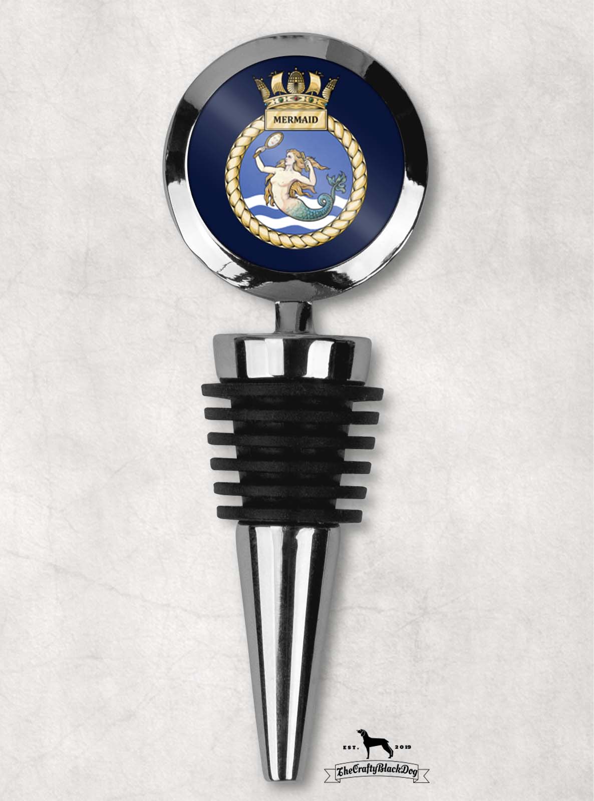HMS Mermaid - Wine Bottle Stopper