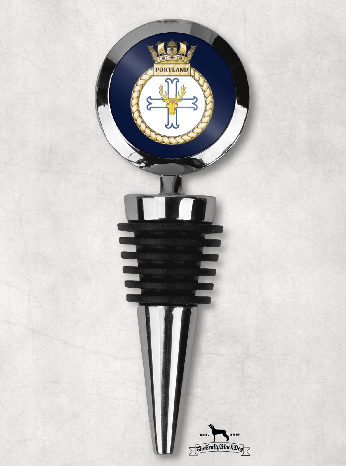 HMS Portland - Wine Bottle Stopper