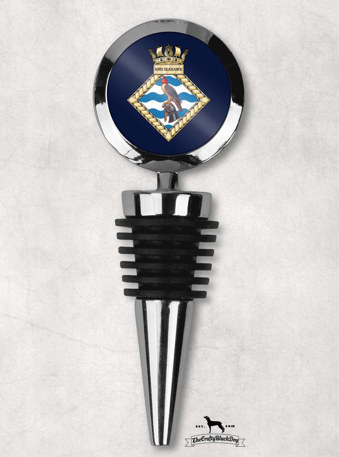 HMS Seahawk - Wine Bottle Stopper