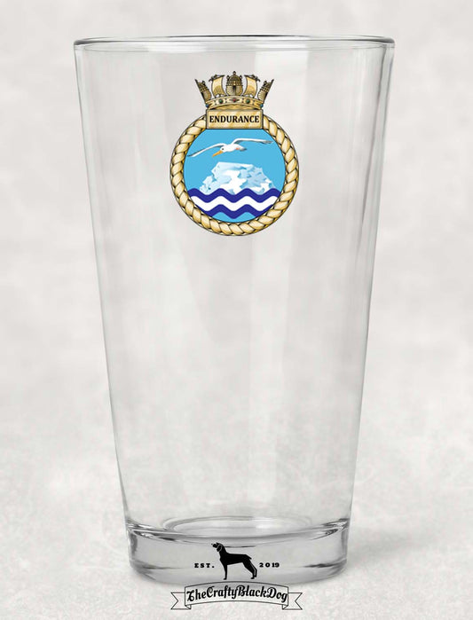 HMS Endurance - Pint Glass