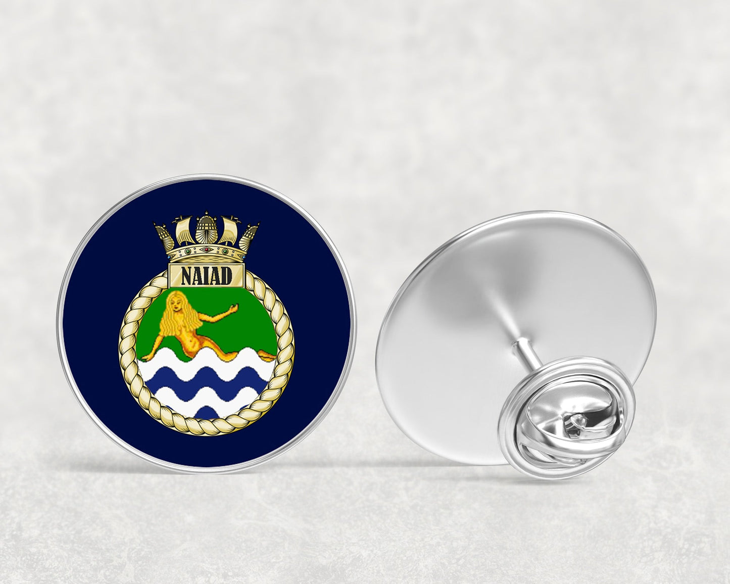 HMS Naiad - Lapel Pin