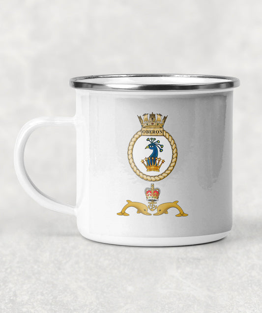 HMS Oberon - Enamel Mug