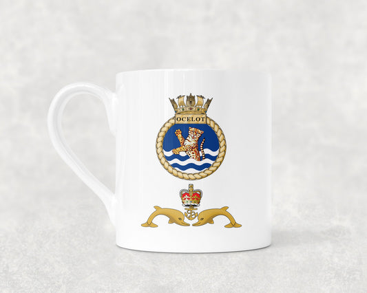 HMS Ocelot - Bone China Mug