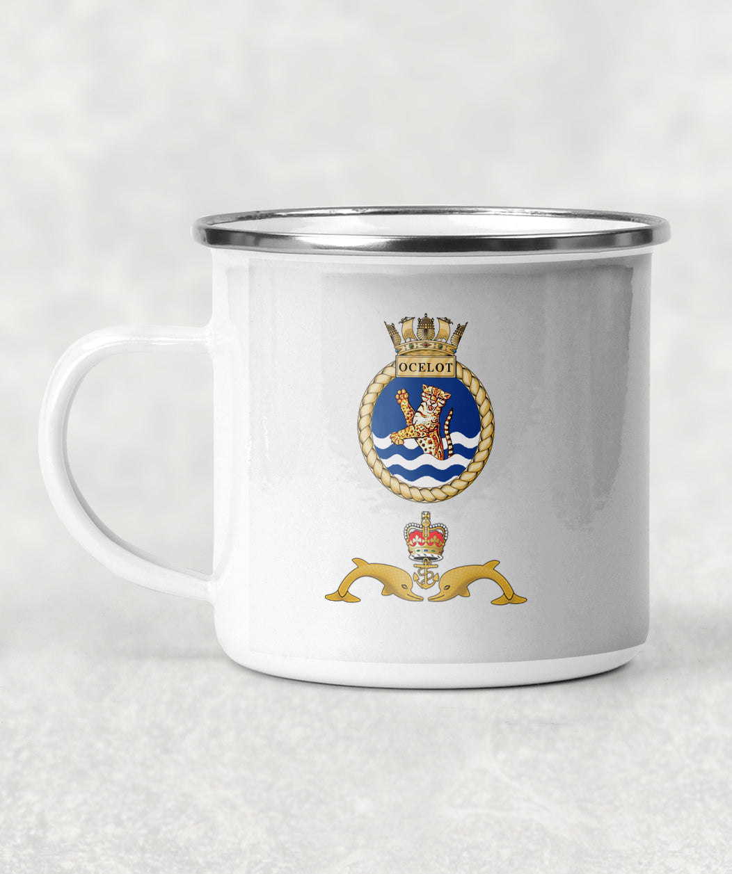 HMS Ocelot - Enamel Mug