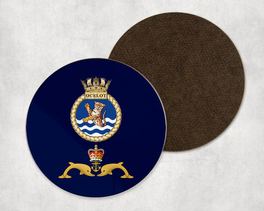 HMS Ocelot - Round Coaster Set