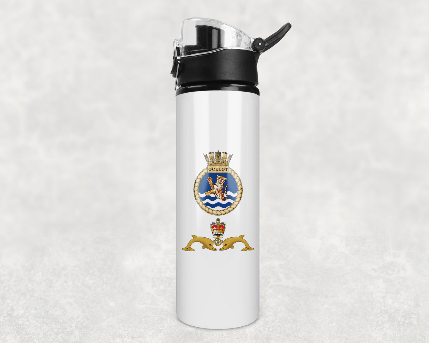 HMS Ocelot - Flip Top Water Bottle