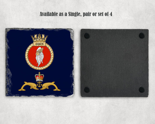 HMS Odin - Slate Coaster