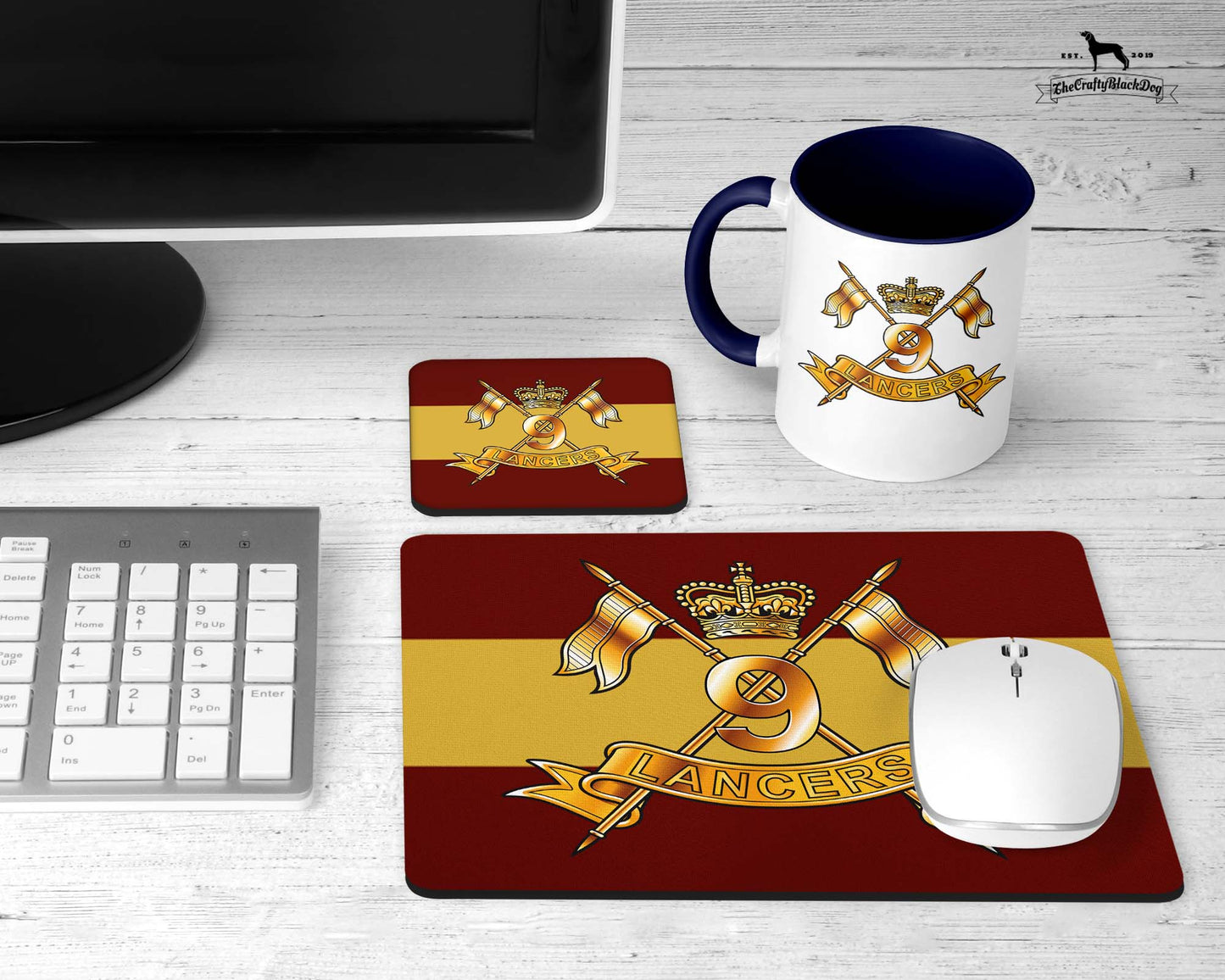 9th Queen's Royal Lancers - Office Set