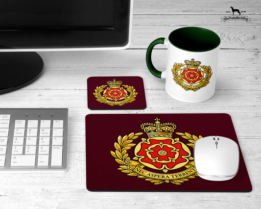 Duke of Lancaster Regiment - Office Set (New King's Crown)