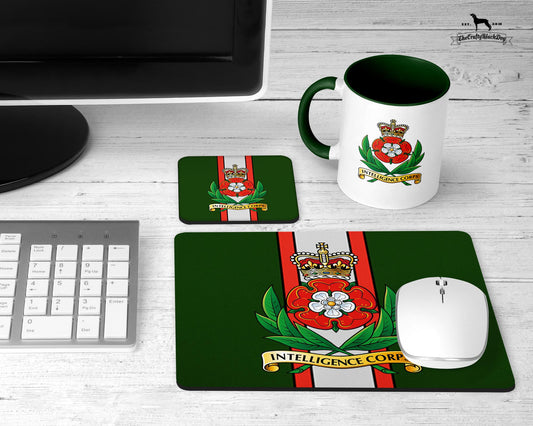 Intelligence Corps Cap Badge - Office Set