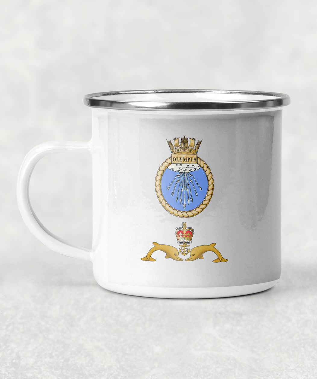 HMS Olympus - Enamel Mug