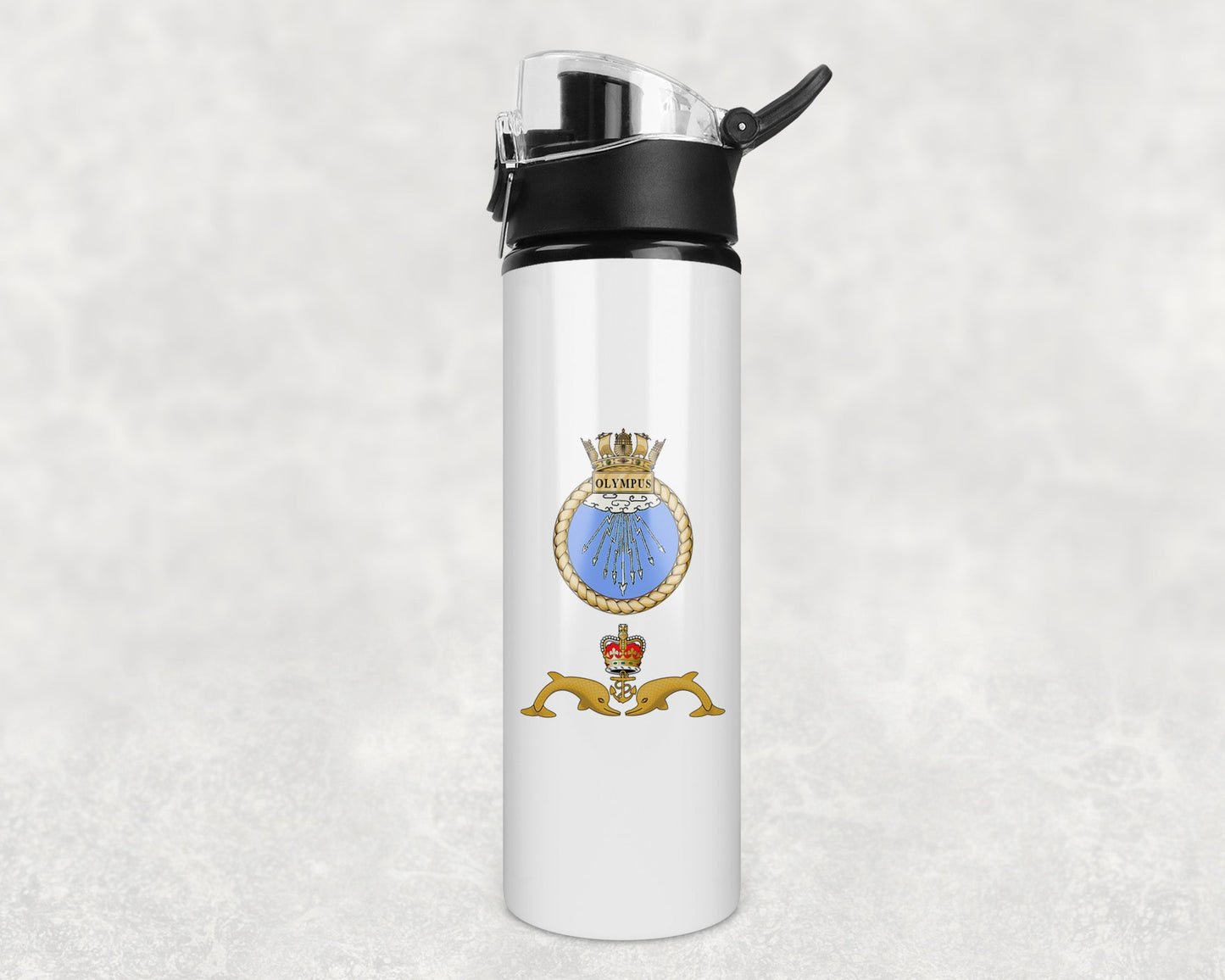 HMS Olympus - Flip Top Water Bottle