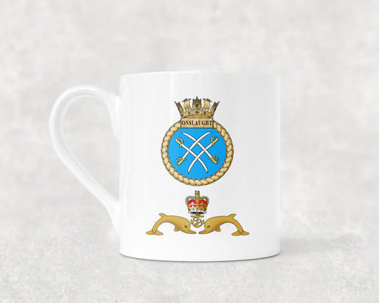 HMS Onslaught - Bone China Mug