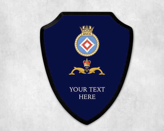 HMS Onyx - Royal Navy Printed Wall Shield