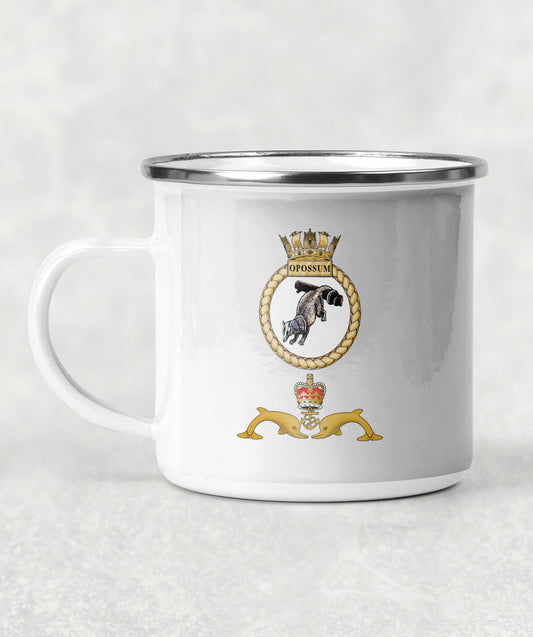 HMS Opossum - Enamel Mug